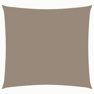 vidaXL Sunshade Sail Oxford Fabric Square 4x4 m Taupe