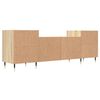 vidaXL TV Cabinet Sonoma Oak 160x35x55 cm Engineered Wood