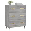 vidaXL Sideboard Grey Sonoma 69.5x34x90 cm Engineered Wood