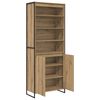 vidaXL Tall Cabinets 2 pcs Artisian Oak 79 x 36 x 200 cm