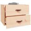 vidaXL Wall-mounted Bedside Cabinet 50x36x40 cm