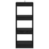 vidaXL Book Cabinet Black oak 40 x 30 x 103 cm Engineered wood