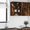 vidaXL Hanging Cabinet Riga Smoked Oak 40x29.5x60 cm Engineered Wood