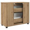vidaXL Bathroom Cabinet with Drawer Artisan Oak 76.5 x 35 x 64 cm