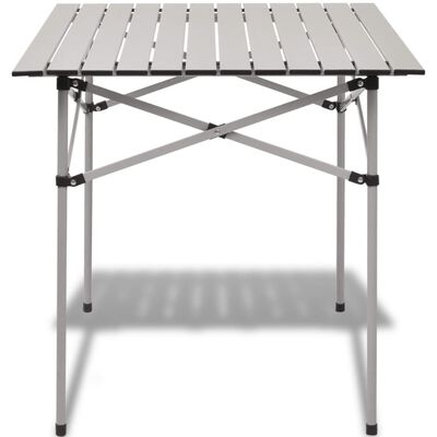 vidaXL Roll Up Table 70x70x(35-70) cm