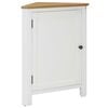 vidaXL Corner Cabinet | Oak and white