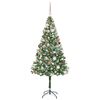 vidaXL Artificial Christmas Tree with Stand Green 180 cm PVC and Steel