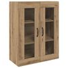 vidaXL Highboard 2 pcs Artisan Oak Engineered Wood