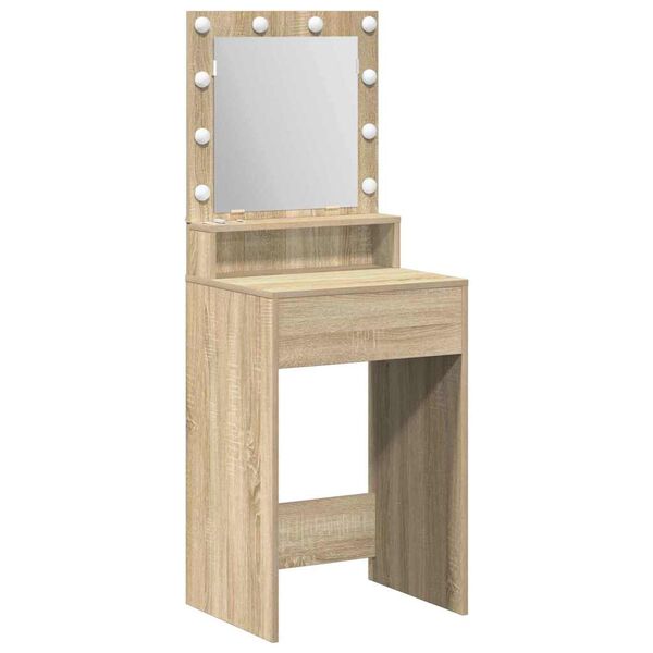 vidaXL Dressing Table Sonoma Oak 50 x 41 x 135 cm Engineered Wood