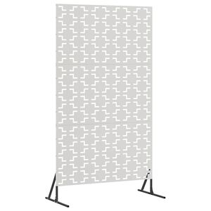 vidaXL Privacy Screen 100 x 50 x 180 cm Stainless Steel Silver