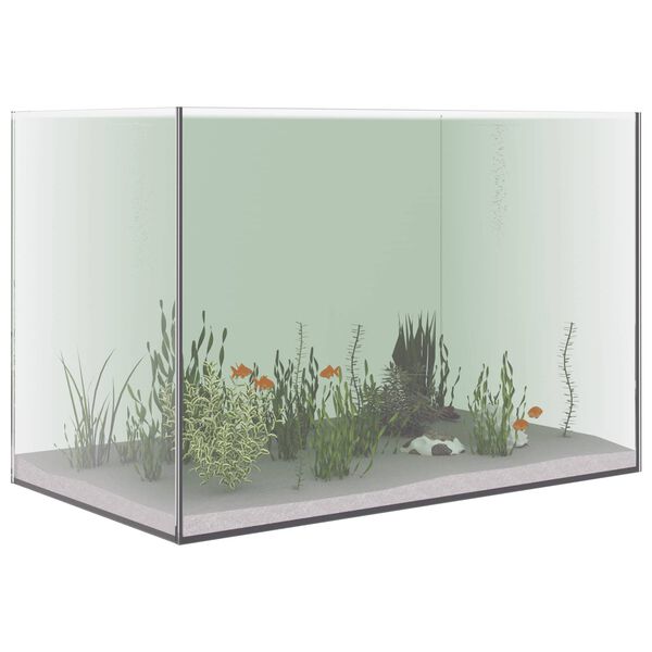 vidaXL Aquarium with Storage Transparent 60 x 35 x 40 cm Glass