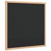 vidaXL Chalkboard with Solid Pine Wood Frame Black 40x40 cm