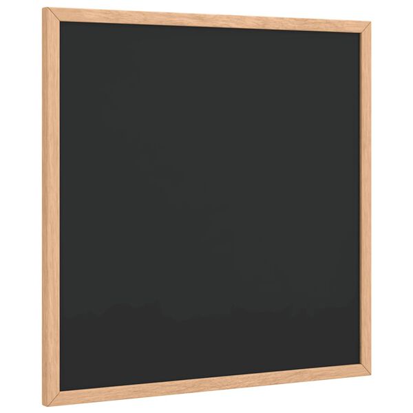 vidaXL Chalkboard with Solid Pine Wood Frame Black 40x40 cm