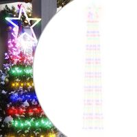 vidaXL Christmas Tree light 320 LEDs Colourful 375 cm