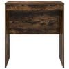 vidaXL Desk Smoked Oak 70 x 50 x 76 cm