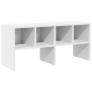 vidaXL Shoe Rack Stackable White 89.5x30x40 cm
