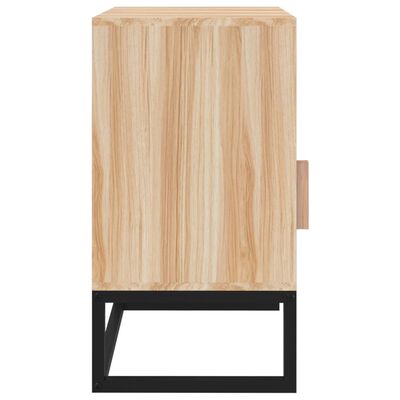 vidaXL Bedside Cabinet 40x30x55.5 cm Engineered Wood&Iron