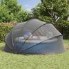 vidaXL Pool Dome Folding Manual Black 472 x 460 x 229 cm