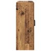 vidaXL Wall-mounted Cabinet 2 pcs Old Wood 69.5 x 34 x 90 cm