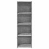 vidaXL Highboard Concrete Grey 40x41x124 cm Engineered Wood