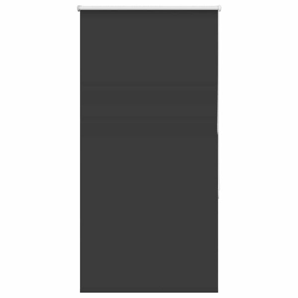 vidaXL Roller Blind Blackout Black 70x175 cm Fabric Width 65.7 cm Polyester
