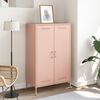 vidaXL Highboard Pink 68x39x113 cm Steel