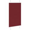 vidaXL Pleated Blind Bordeaux Red 70x150 cm Fabric Width 69.4 cm Polyester