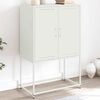 vidaXL Highboard White 68.5x38.5x107 cm Steel