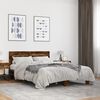 vidaXL Bed Frame without Mattress Smoked Oak 120x200 cm
