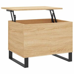 vidaXL Coffee Table Sonoma Oak 60x44.5x45 cm Engineered Wood