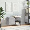 vidaXL Record Cabinet Concrete Grey 85x38x48 cm Engineered Wood