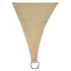 Perel Water-permeable Shade Sail Square 3.6 m Champagne