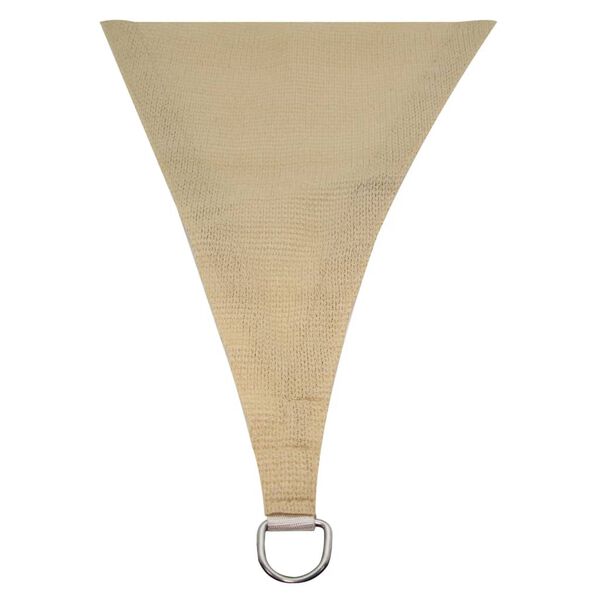 Perel Water-permeable Shade Sail Square 3.6 m Champagne