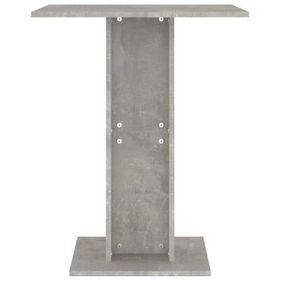 vidaXL Bistro Table Concrete Grey 60x60x75 cm Engineered Wood