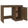 vidaXL Desk Brown Oak 100x50x76 cm Engineered Wood