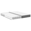 vidaXL Bed Mattress with Mattress Light Grey 180 x 200 cm Fabric