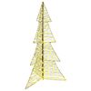 vidaXL Christmas Tree 240 LEDs Warm White 180 cm Rattan