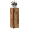 vidaXL Plant Stand Old Wood 33x33x100 cm Engineered Wood