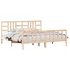vidaXL Bed Frame without Mattress 200x200 cm Solid Wood Pine