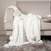 Venture Home Blanket Anny 170x130 cm Acrylic White