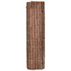 vidaXL Bark Fence Brown 600 x 125 cm Bark
