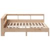 vidaXL Bookcase Bed without Mattress 150x200 cm King Size Solid Wood Pine