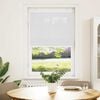 vidaXL Pleated Blind White 70x100 cm Fabric Width 69.4 cm Polyester