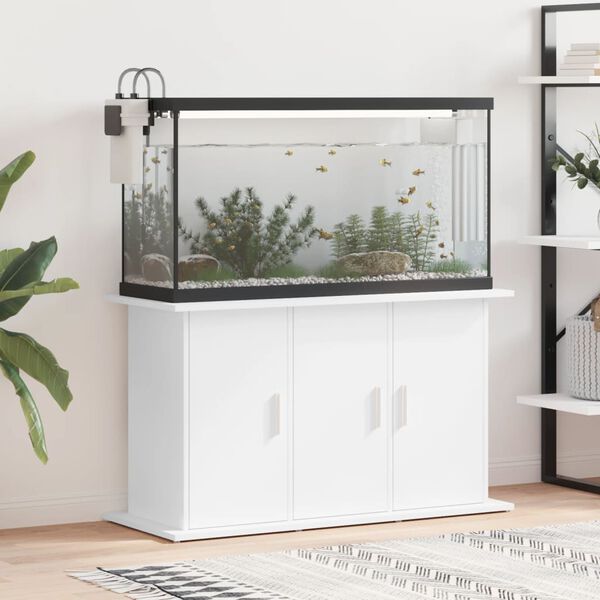 vidaXL Aquarium Stand White 101x41x58 cm Engineered Wood