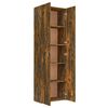vidaXL Office Cabinet Smoked Oak 60x32x190 cm Engineered Wood