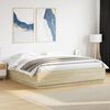 vidaXL Bed Frame with LED without Mattress Sonoma Oak 180x200 cm Super King