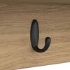 vidaXL Wall-Mounted Coat Rack with Shelf Artisan Oak 100 x 16 x 26 cm
