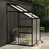 vidaXL Greenhouse Anthracite Aluminium 2.59 m&sup3;