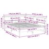 vidaXL Bookcase Bed without Mattress Wax Brown 160x200 cm Solid Wood Pine