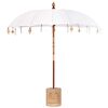 vidaXL Balinese Parasol with Base 260 210-220 cm